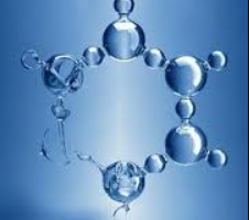 agua magnetizada e fraude? a imagem mostra uma estrutura hexagonal