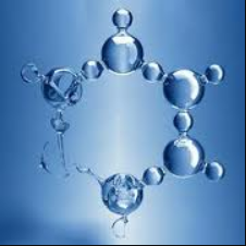 agua magnetizada e fraude? a imagem mostra uma estrutura hexagonal