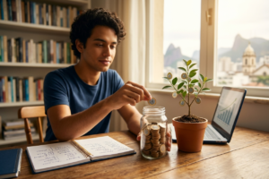como começar a investir, investimentos para iniciantes, educação financeira, primeiros investimentos, reserva de emergência, tesouro direto, planejamento financeiro