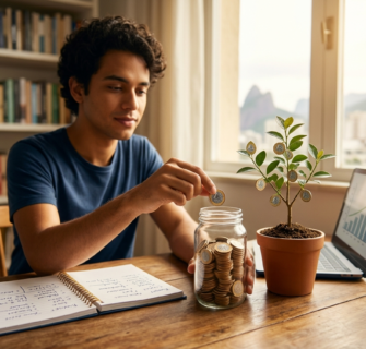 como começar a investir, investimentos para iniciantes, educação financeira, primeiros investimentos, reserva de emergência, tesouro direto, planejamento financeiro